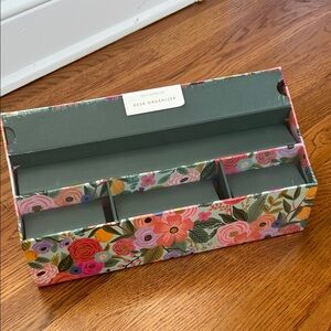NWT Rifle Paper Co Garden Party Desk Organizer